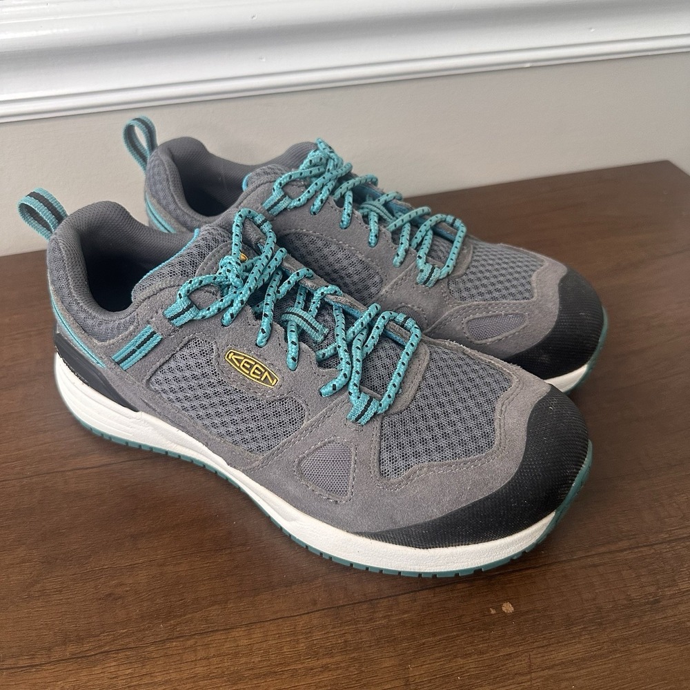 KEEN Utility Women Springfield Aluminum Toe Safety Work Shoes 8M Slip Resistant